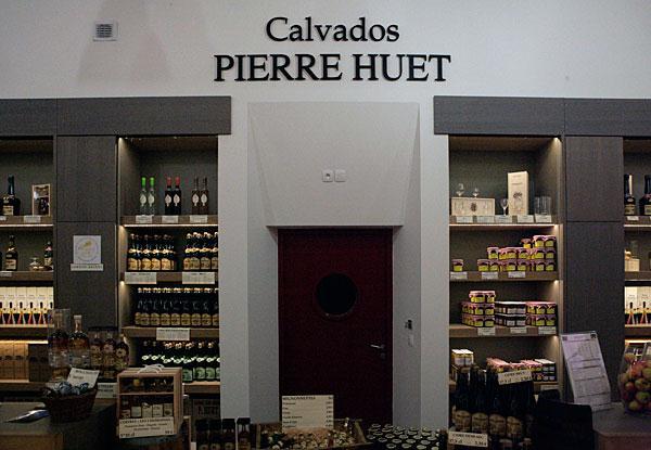 poire au Calvados en, zeer recent, Crème de Calvados Pierre Huet.