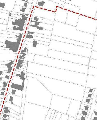 Aansluitend op woningen aan de N80 bevinden zich enkele huisweiden, maar ook veel tuinen die dieper het gebied binnendringen.