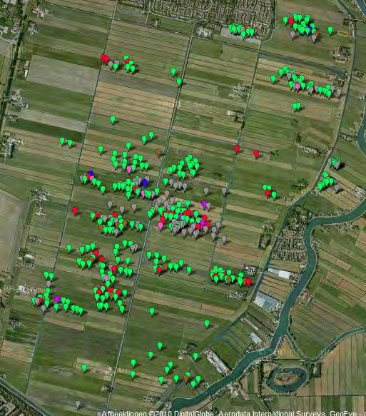 plaatsgevonden. Op115 ha een heeft contract voor aan weidevogels aangepast beheer gelegen (uitstel van maaien, extensieve beweiding, voorbeweiding, vluchtheuvels of weidevogelrand).