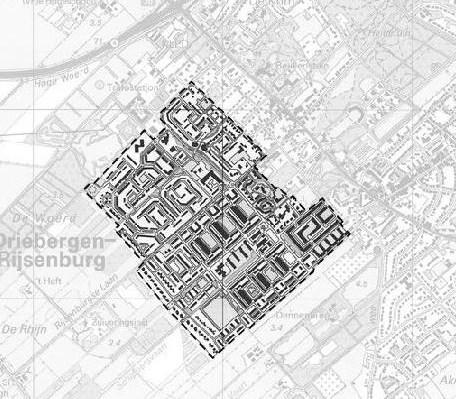 DRIEBERGEN-RIJSENBURG NAOORLOGS WONEN DRIEBERGEN-RIJSENBURG 27 Het deelgebied beslaat de grote naoorlogse uitbreidingen achter de historische bebouwing aan de zuidwestzijde van de Hoofdstraat tot de