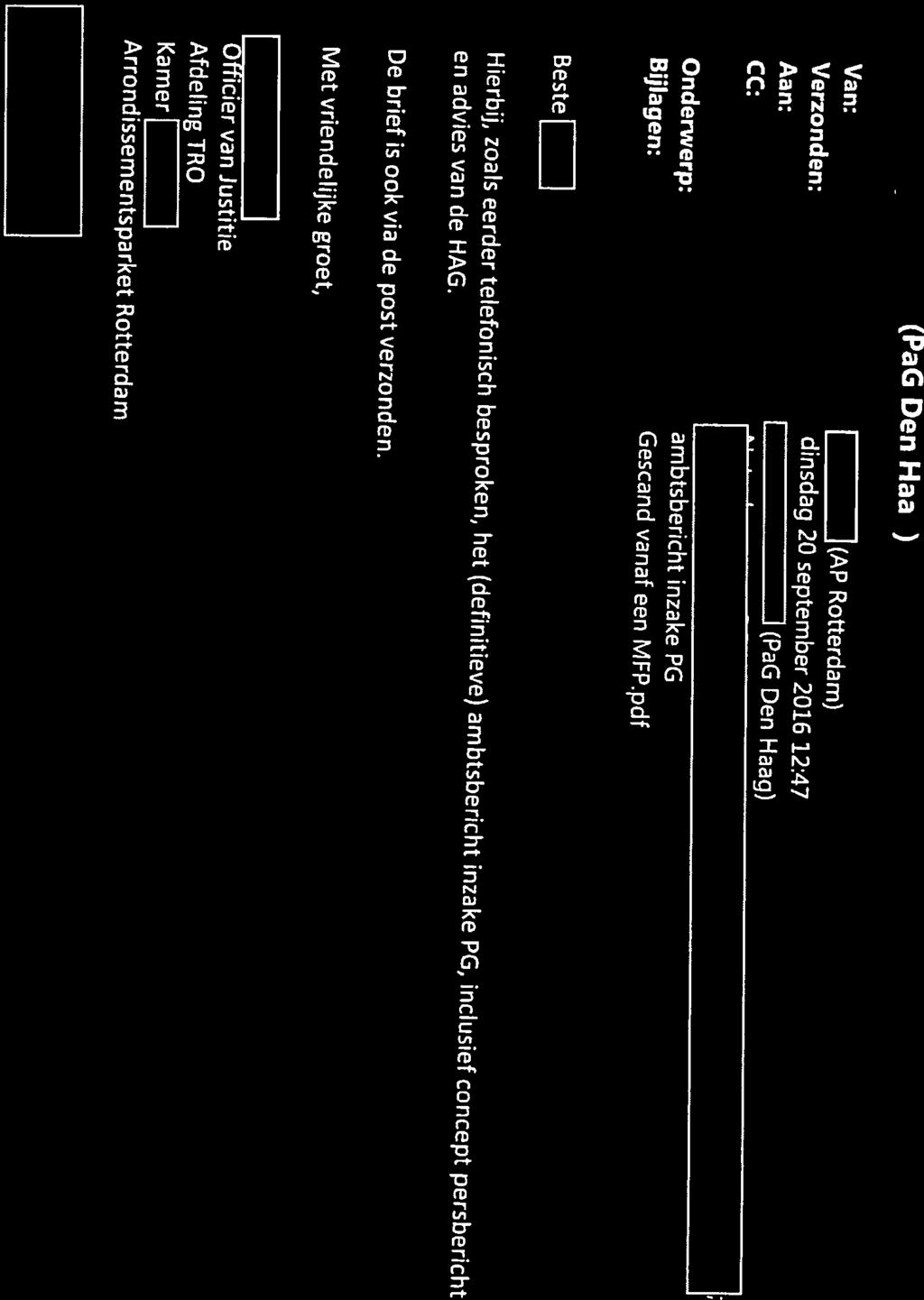 Beste[ ] Bijlagen: Gescand vanaf een MFP.