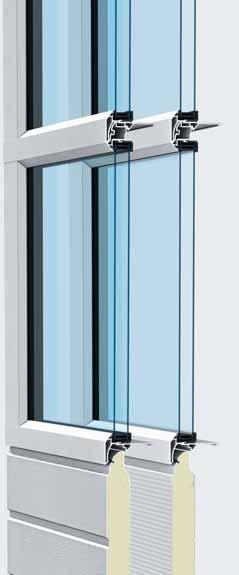 Aluminium deuren met beglazing en onzichtbare paneelovergangen HOOGSTE KRASVASTHEID APU F42 S-Line De combinatie van de slanke glasprofielen en het robuuste stalen sokkelprofiel garandeert voldoende