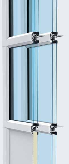 ALR F42 S-Line De smalle frameconstructie met onzichtbare paneelovergangen biedt transparantie over een groot oppervlak.