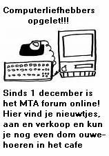 Nieuwsbrief MTA december 2006 n : 40. MTA site: www.mta-terapel.nl E-mail: nieuwsbrief@mta-terapel.