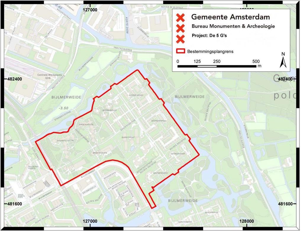 BO 14-119 December 2014 Gemeente Amsterdam Bureau Monumenten & Archeologie 1 Administratieve gegevens plangebied 1.