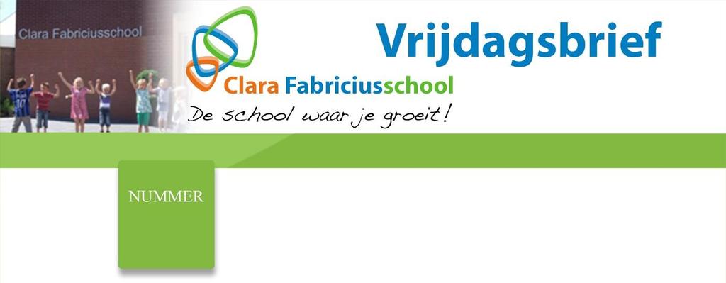 Vrijdagsbrief 1321 www.clarafabriciusschool.nl 16 september 2016 16 september 17.00 uur 20.