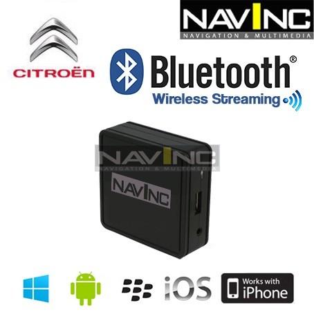 Citroen 8-pins Bluetooth streaming interface incl. Carkit functie & AUX optie (RD3) Art.