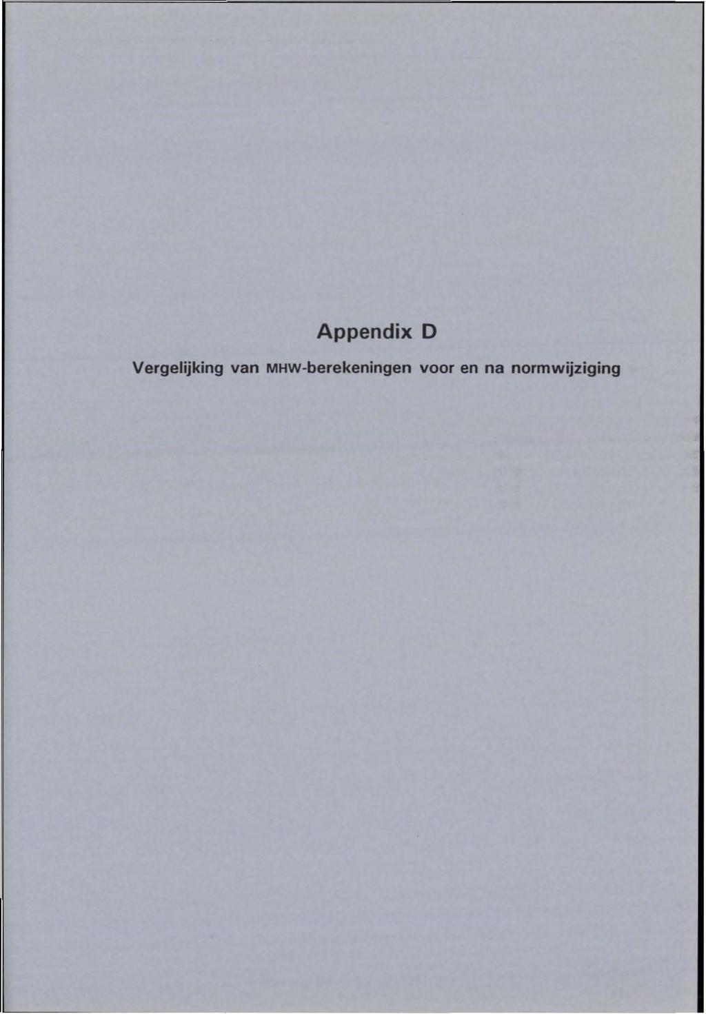 Appendix 0 Vergelijking van