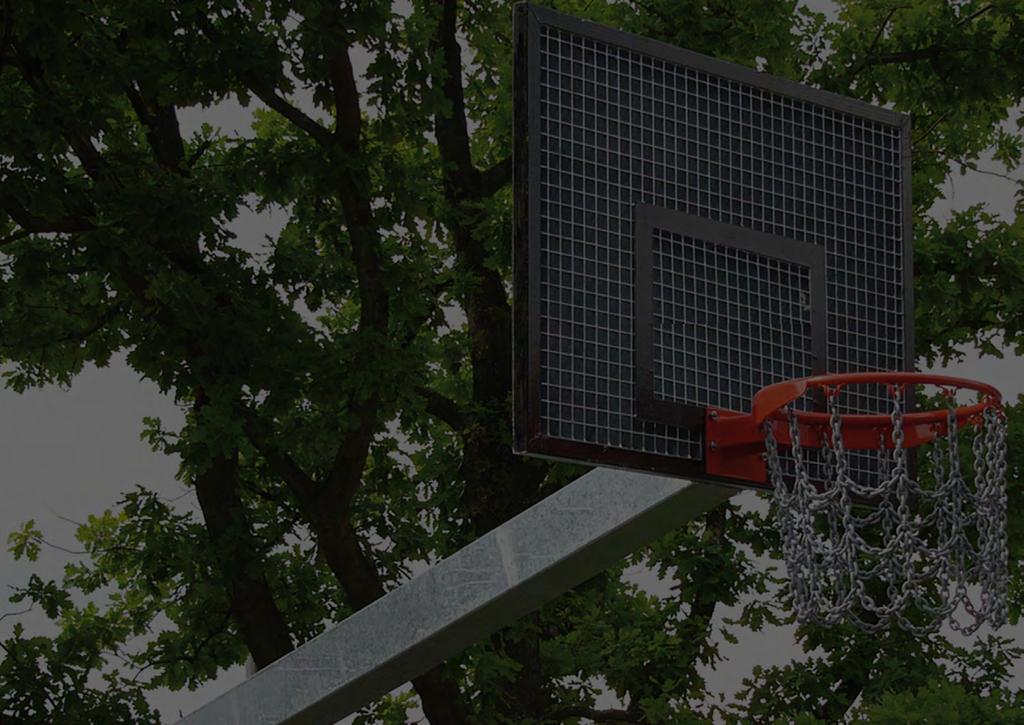 Ons leveringsprogramma voor basketbal en streetball bestaat uit basketbalpalen