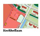 Afbeelding 2.1: Globale ligging woonwagenlocatie Kerkhoflaan 1.3 Huidige planologische regelingen De woonwagenlocatie aan de Kerkhoflaan te Schoonebeek is gelegen in het bestemmingsplan Schoonebeek.