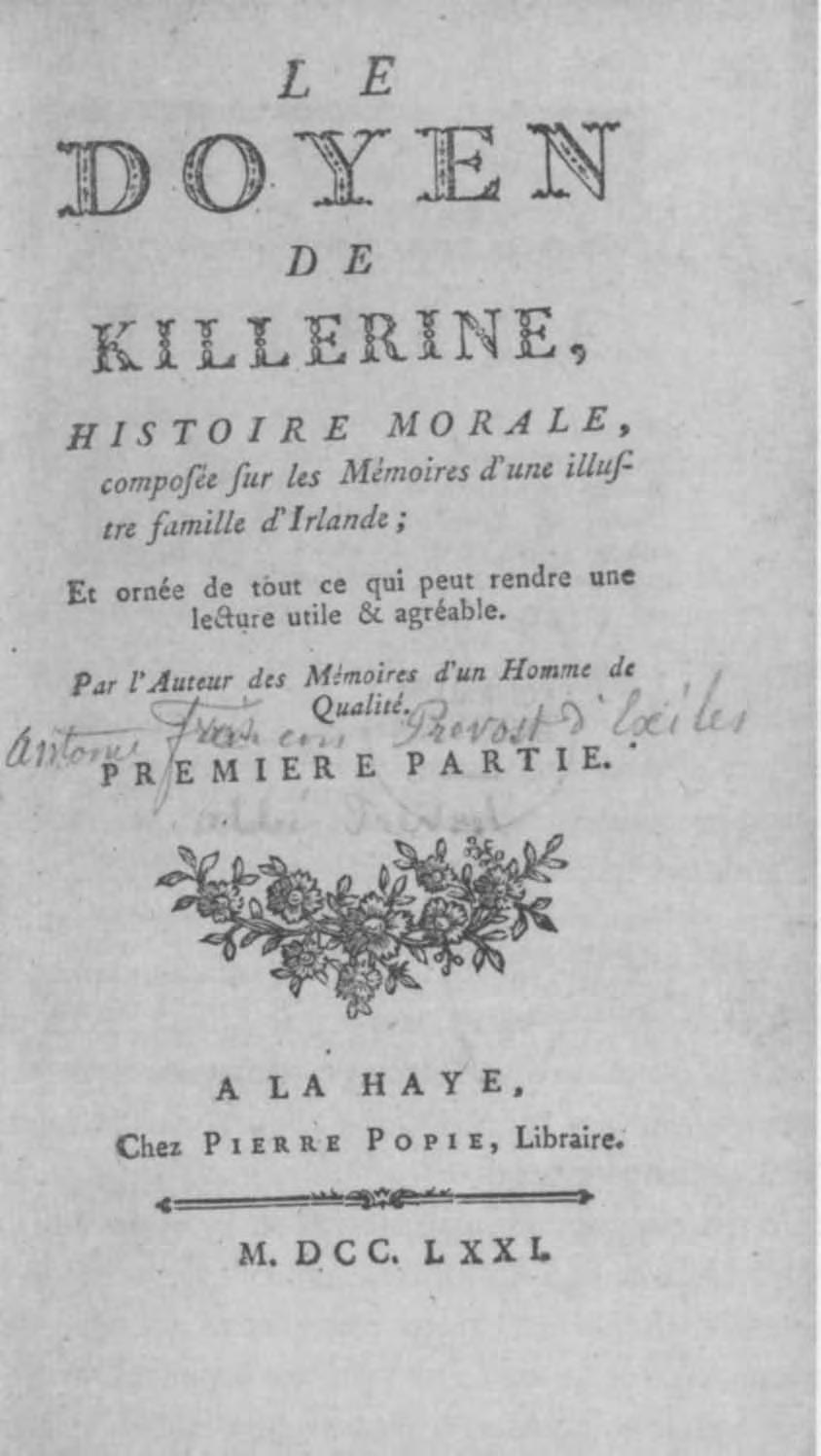 110 JAARBOEK VOOR NEDERLANDSE BOEKGESCHIEDENIS 15 (2008) L E D LLERINE, TOIRE MORALE, ar ifs Mérnoira d'un+c Ulu): d'frlándc; orate de eat ce qui peut mare Tint helve utile & agréeble.