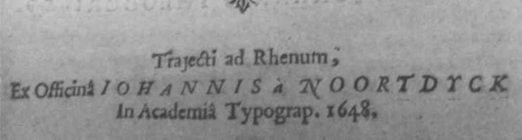 `Totgenef ende commodtteyt vande professoren en studenten' 67 Verschillende Franeker drukkers noemden zich typo8raphus in academia in de door hen gebruikte impressa.