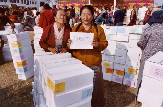 Tibetan Aid Project Doel: behoud van het Tibetaanse erfgoed: de