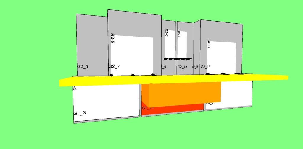 Figuur 5: Aanzicht van appartement 5