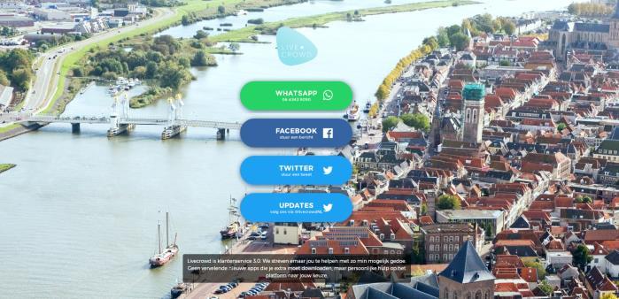 Aanpak Social Traffic Management Een van de gereedschappen die wij beschikbaar hebben en inzetten binnen Social Traffic Management is Livecrowd.