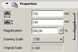 Het list-venster wat verschijnt lijkt in eerste instantie leeg, druk op de knop Fit in window of Fit to Page Width en zoom in op minuscule kozijnstaat die zichtbaar wordt in het venster.