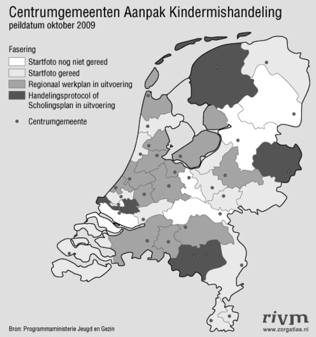 belangrijke verdere stappen gezet in de invoering van de regionale aanpak kindermishandeling.