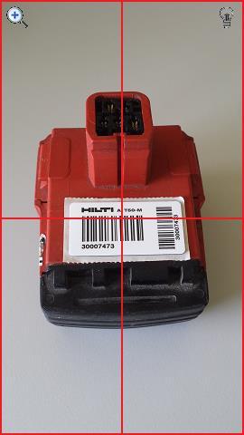 2. Richt de camera van uw mobiele apparaat op de barcode van het betreffende item, zodra de