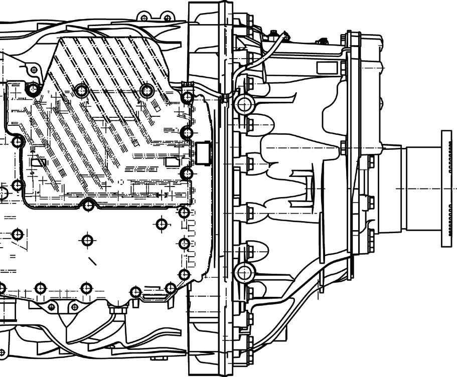 Schroefdraadboringen in de geautomatiseerde TipMatic-transmissie (ZF 2TX TraXon) Schroefverbinding op het versnellingsbakhuis Eisen aan de schroefverbinding Eis Waarde Inschroefdiepte max.