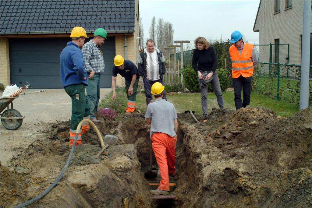 Afkoppelingswerken op privé terrein 15-12-2010