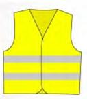 Bedienend personeel en chauffeurs moeten de persoonlijke beschermingsuitrusting dragen (PBU): lange kleding,