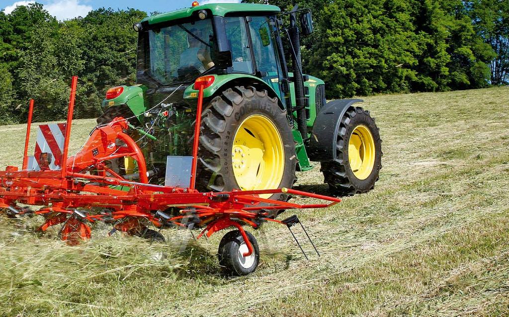 6-ROTOREN Zelfs op hellende percelen kunnen deze machines