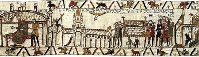 History The Bayeux tapestry Do you like cartoons? In our History masterclass at Sintermeerten we ll show you a kind of cartoon, made some 1000 years ago! The Bayeux Tapestry.