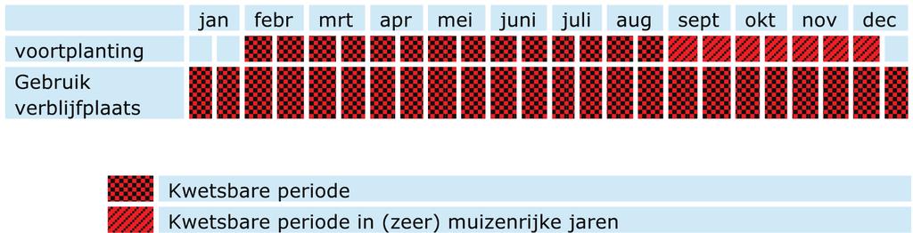 3 Mogelijke maatregelen ten gunste van de kerkuil In dit hoofdstuk staat een aantal maatregelen ten gunste van de kerkuil genoemd, die in aanmerking kunnen komen als bij de uitvoering van de