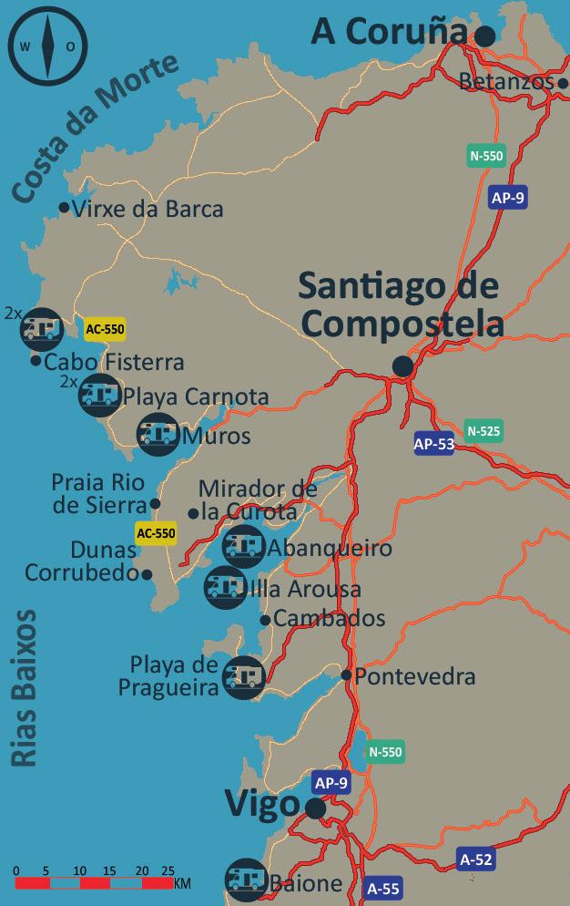 Afslag 0 ri. Irun; 1 km via N-121-A (1). GI-636 GI-20 GI-11 17 km tot samenvoeging GI-20; 10 km ri. Bilbao tot afsl. 25 ri. N-634; 1 km GI-11 tot afsl. 1 ri. N-634 Usurbil; N-634 A-8 110 km tot afsl.