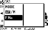 Een foto maken in de niet-ddl automatische flitsstand C Flitsstanden Kies [F No] in menu (0B-11). Druk op de knop voor weergave menu en gebruik de draaibare multi-selector voor het kiezen van [F No].