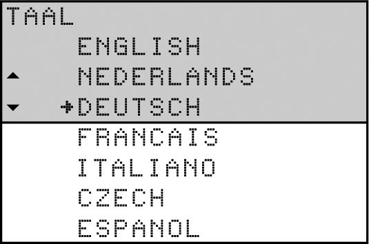 4.3.10.1 Taal van het menu instellen Om het taalmenu in te stellen: 1. 2.