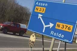 Provincie Drenthe Het Drentse provinciale wegennet beslaat ruim 500 kilometer.