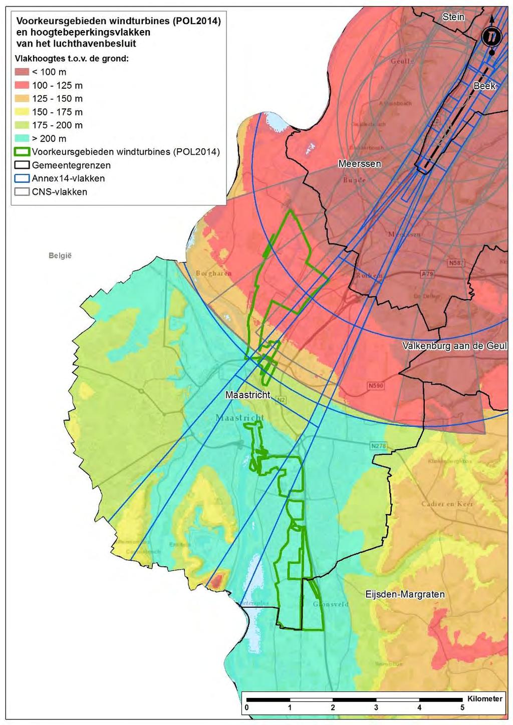 3.7 Gemeente Maastricht Windturbines De gemeente Maastricht heeft momenteel geen specifieke plannen voor windturbines.