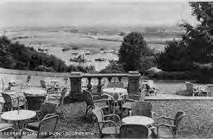 5. kenmerken landgoederenzone Gelders Arcadië en Renkum hotel de Duno, ca. 1935 verwoesting villa de Duno, ca. 1945 hekjwerk de Duno, ca.