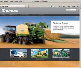 Online Ontdek de wereld van KRONE op www.krone.de. Op een groot aantal pagina s presenteren wij u cijfers, feiten en nieuwigheden en bieden wij bovendien een hele serie servicediensten.
