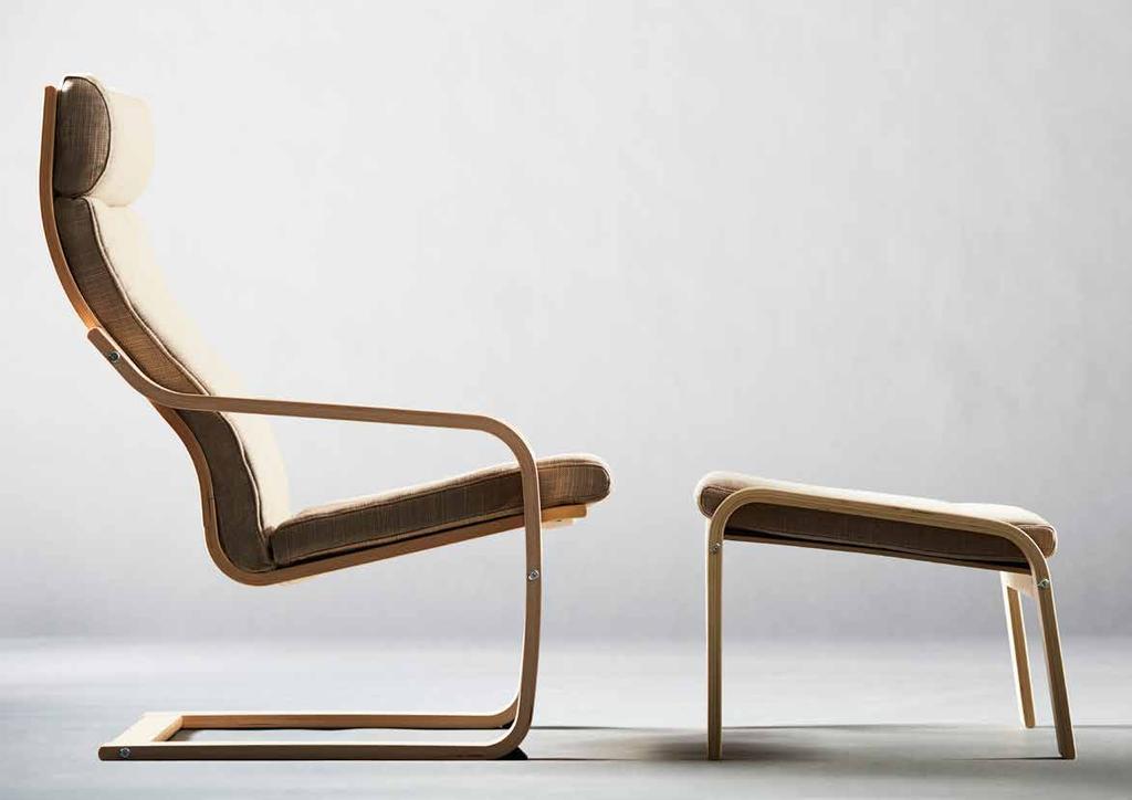 PH136825 Het levende bewijs van tijdloos design De POÄNG fauteuil van IKEA viert dit jaar zijn 40ste verjaardag: 40 jaar stijl, comfort en keuze in één iconische fauteuil.