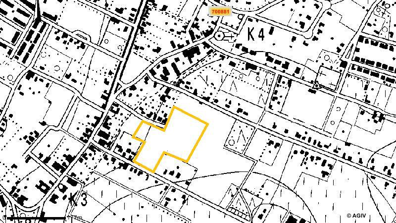 Hoofdstuk 1 Inleiding en situering Naar aanleiding van een verkaveling op een terrein van ca. 2 ha werd door Ruimte en Erfgoed een archeologisch vooronderzoek opgelegd in de vorm van proefsleuven.