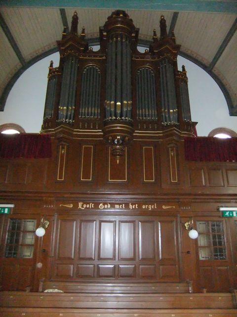 Het orgel in de Mozeskerk te Biezelinge