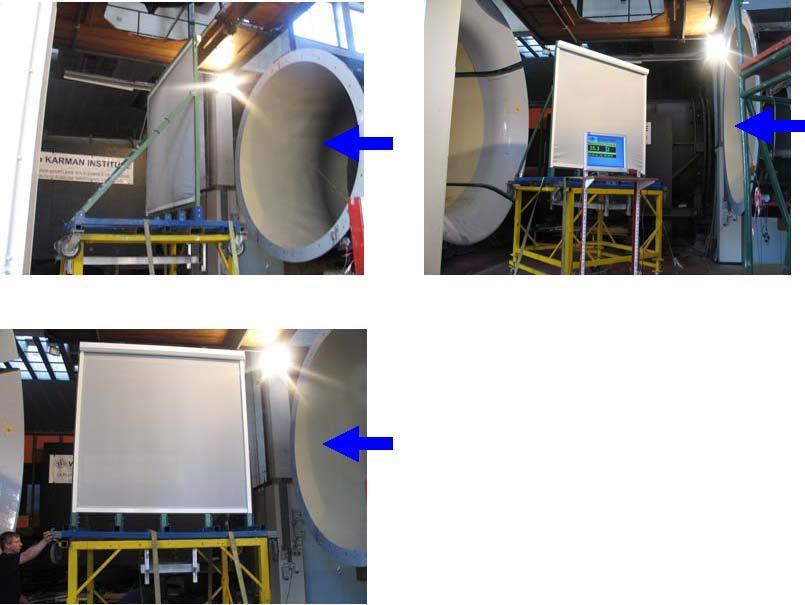 1. Introduction This test report presents the wind tunnel results of the wind effect on solar protection screen at several angles of wind directions.