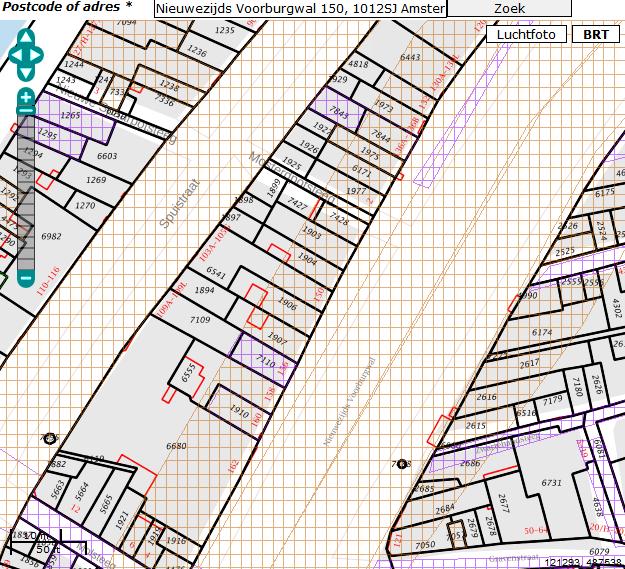 BESTEMMING/GEBRUIK Met betrekking tot het perceel Nieuwezijds Voorburgwal 150 / Spuistraat 103 F te Amsterdam is het bestemmingsplan 1012 van toepassing. (bestemmingsplannen.