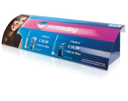 Toonbankdisplays Product 10215 Counterdisplay 990 x 255 x 220 mm 4/0 full colour en all over