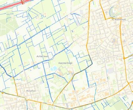 51 Afbeelding 4.2 Uitsnede overzicht oppervlaktewatersysteem (bron: www.atlas.brabant.nl/wateratlas) Toekomstige situatie In het plangebied wordt een nieuwe weg gerealiseerd.