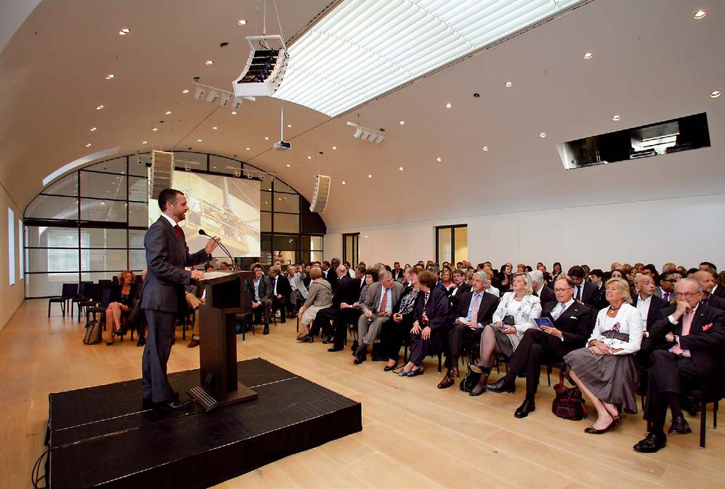 Ontvangstruimtes Auditorium Het Auditorium van de Hermitage Amsterdam is een bijzondere ruimte, geschikt voor presentaties,