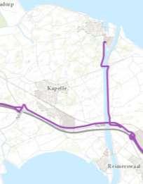 Afbeelding 64 routering gevaarlijke stoffen Kapelle Het kanaal van Zuid-Beveland is bekend als route gevaarlijke stoffen.