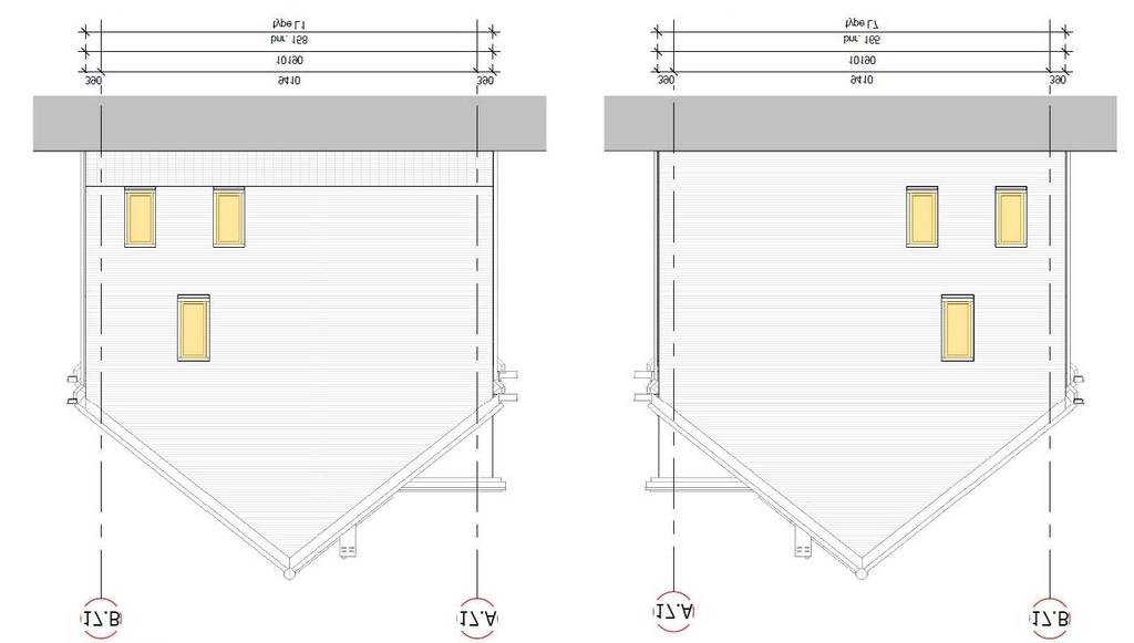 Zijgevel 1030600 Raamkozijn zijgevel met vast glas