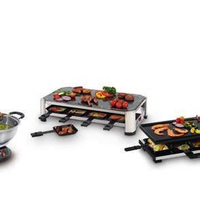 Grill RG 3175/SG 3180 Raclette Grill/Stone Grill 8 pers - 1500