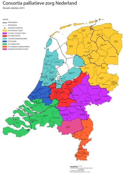 Regionale consortia palliatieve zorg Netwerken PZ