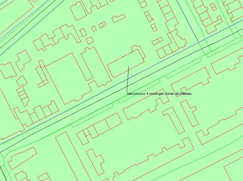 project opdrachtgever Nieuwbouw 4 woningen Johan de Wittlaan te Woerden HeijWaal Projectontwikkeling objecten bodemabsorptie gebouw bebouwing baanvak rijlijn hulplijn scherp scherm extrastomp