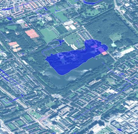 maken hebben de Nederlandse projectie (RD new) en het satellietbeeld een