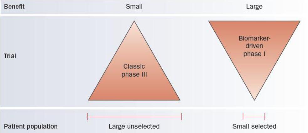 The inverted Pyramid of Biomarker-Driven